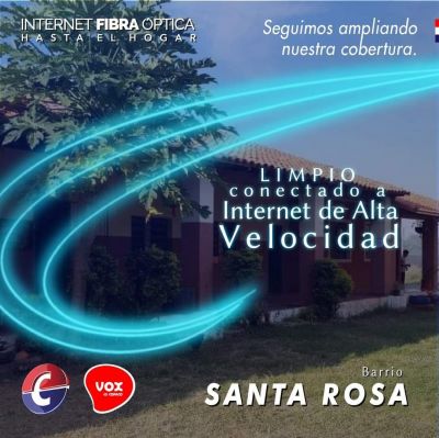 FIBER ¡NUESTRA COMPAÑÍA SIGUE AMPLIANDO SU COBERTURA EN TODO EL PAÍS, LLEGAMOS A LA ZONA DE 